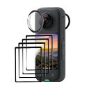 For Insta360 X3 SYK[h2{Insta360 X3 YیtB 4 Freesun CX^ X3 p tیtB 3D݌v ˖h~ h~ CAX wh~ z \tȒP Insta360 X