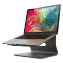 Bestand ノートパソコンスタンド PCスタンド 滑り止めパッド付き アルミ合金製 放熱性 11-16 Macbook/Macbook Air/Macbook Pro対応 -グレー