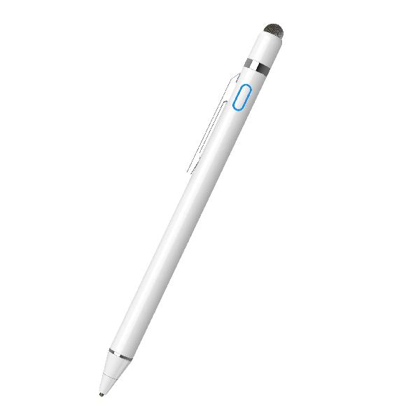 NTHJOYS タッチペン スタイラスペン 極細 超高感度 iPad/スマホ/タブレット対応 たっちぺん 銅製ペン先 イラスト ゲーム USB充電式