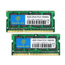 PC3-10600 DDR3 1333MHz ノートPC用 メモリ4GB×2枚 CL9 204Pin Non-ECC SO-DIMM RAM(2)