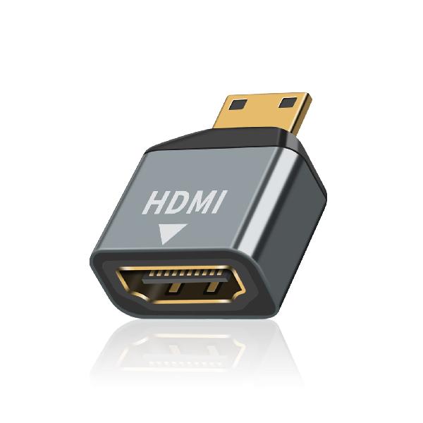 Poyiccot HDMI ミニHDMI変換アダプタ 4K Mini HDMI 変換 オスメス HDMI 2.0 (ミニHDMIタイプCオス - タイプAメス) 4K@60Hz ハイスピード 延長 中継 ミニHDMI変換アダプタ （1個セット）【ブランド】Poyiccot【MPN】POY-0000425【compatible_devices】カメラ【connector_type】Mini USB【model_number】POY-0000425【batteries_required】false【power_plug_type】no_plug【manufacturer】Poyiccot