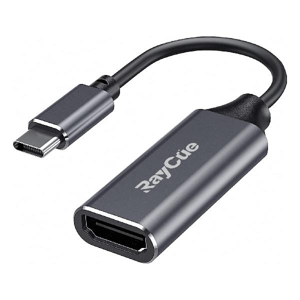 USB C HDMI 変換アダプター RayCue タイプ C HDMI 変換ケーブル 4K タイプ C HDMI 変換コネクター Thunderbolt 3/4 デバイス MacBook Pro/Air iPad Pro/Air Samsung Gal