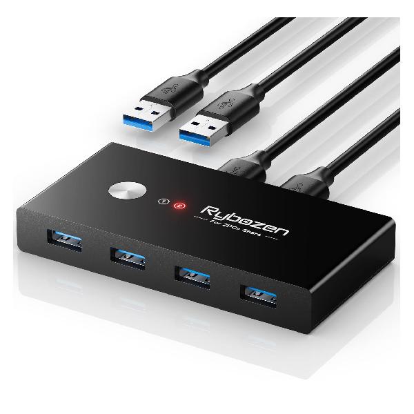 Rybozen USB 3.0XCb`ZN^[ KVMXCb`[ USBfoCX4̋Lp {^ L[{[h }EX XLi[ v^[ Rs[^