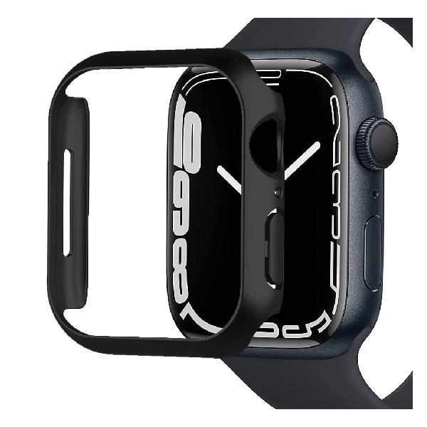 Miimall ΉApple Watch Series8/7 45mm pP[X y2021VfzAbvEHb` 45mm یJo[ PCގ y Ռz ȒP h~ Apple Watch 7 P[Xi45mm|ubNj