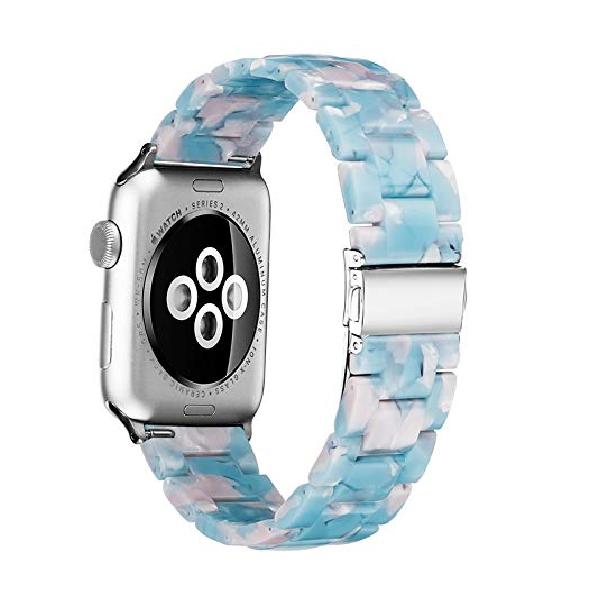 Miimall 対応Apple Watch 8/7/1/2/3/4/5/6/SE/SE2 樹脂バンド Apple Watch 8 Ultra 49mm 交換バンド バンド 樹脂材質 ステンレス 調節可能 アップルウォッチ 7 Apple Watch 8