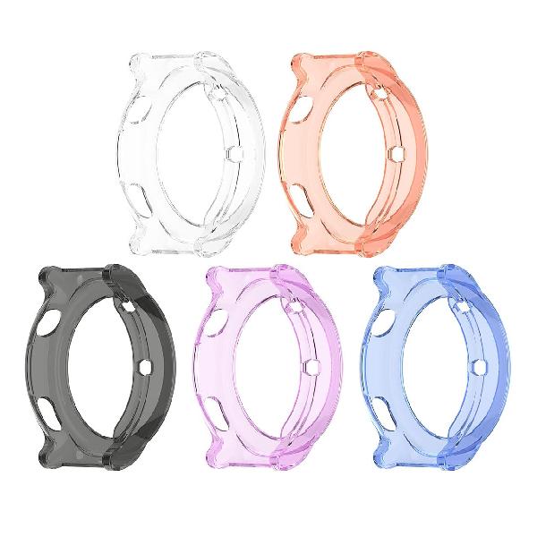 Miimall 5個セット 【クリアケース】対応Huawei Watch GT3 Pro ソフトケース ファーウェイ watch gt3 Pro 43mm ケース 半透明 側面保護 衝撃吸収 傷防止 軽量TPU材質 ファーウェイウオッチ GT3 Pro