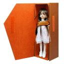 楽天mons Online ShopHIGHAWK Blythe ドール 1/6サイズ bjd 箱 ケース 人形 blythe用 外出 蓋 お出かけ用 収納 1/6人形 おもちゃ 防塵カバー ボックス 人形なし（オレンジ）