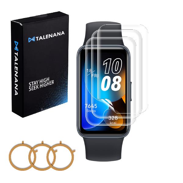 「2023モデル」3枚セット TALENANA Huawei Band 8 フィルム HUAWEI スマートウォッチ Band 8/7/HUAWEI スマートウォッチ Band 6用 保護フィルム 24時間自動修復技術 TPUフィルム 画面保護シート 液晶シール フィルムカバー 保護カバー 液晶保護 ソフト 衝撃吸収 取付簡単 気泡なし 高透過率 指紋防止 衝撃吸収 （HUAWEI Band 8/【ブランド】TALENANA【compatible_devices】時計【color】透明【material】熱可塑性ポリウレタン【screen_surface_description】マット【part_number】T-HWB8-T-3【batteries_required】false【variation_theme】COLOR_NAME【manufacturer】TALENANA【special_feature】指紋防止