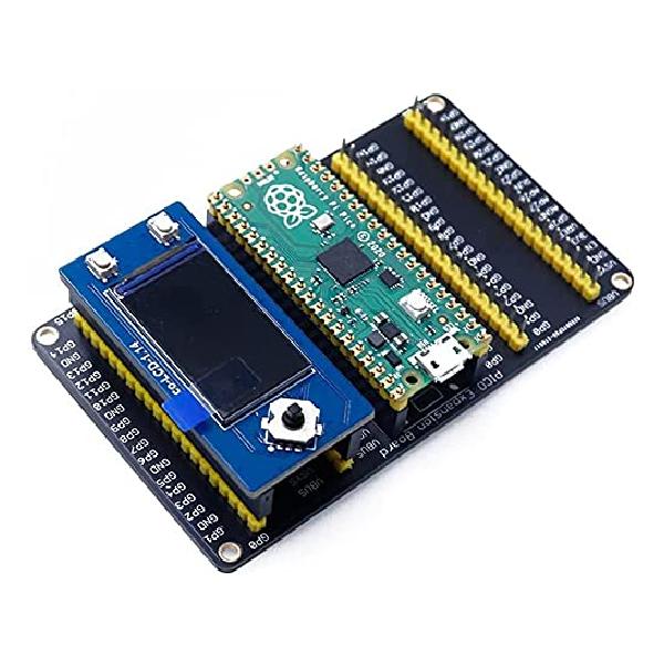 Treedix GPIO 拡張ボード Pico用LCD スクリーン 2x20 ピンヘッダー付き ブレークアウトボード キット Raspberry Pi Pico対応