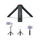 UURIG ミニ三脚 卓上 カメラ 三脚 カメラスタンド 1/4インチネジ スマホ ジンバル スタンド 小型 軽量 伸縮可能 折りたたみ コンパクト 持ち運びに...