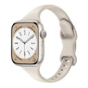 Apple Watch バンド シリコン 49mm 45mm 44mm 42mm 41mm 40mm 38mm アップルウォッチ バンド 交換ベルト スポーツバンド 軽量 柔らかい 通気 レディース 細身 スリム Apple Watch Ultra Se