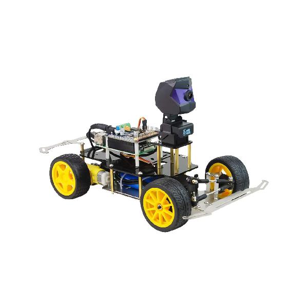 XiaoR Geek Donkey Car スターターキットAIロボットオープンソースDIY自動運転プラットフォームロボット車用 Raspberry Pi Robot Carを使用 (Without raspberry pi 3b+)