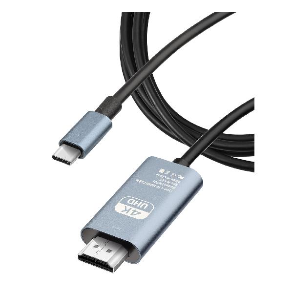 USB Type-C to HDMI ϊP[uy4K 60HZ USB Type C to HDMI fóz2M X}zƃp\R/er/j^[ ڑP[u USB Type C HDMIϊA_v^[ ݒsv qP[uThund