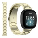 Miimall 対応Fitbit(フィットビット) Versa 4/Versa 3/sense2/sense バンド ステンレス Fitbit Versa 4 向けの交換バンド 金属 高級ステンレスバンド 調節可能 ビジネス風 Fitbit Versa 4 交換バンド（ゴールド）【ブランド】Miimall【MPN】1532【color】ゴールド【part_number】Fitbit Versa 4用【band】[{language_tag:ja_JP、 value:レザー}、 {language_tag:ja_JP、 value:ゴールド【model_number】1532【batteries_required】false【variation_theme】COLOR【manufacturer】Miimall【batteries_included】false