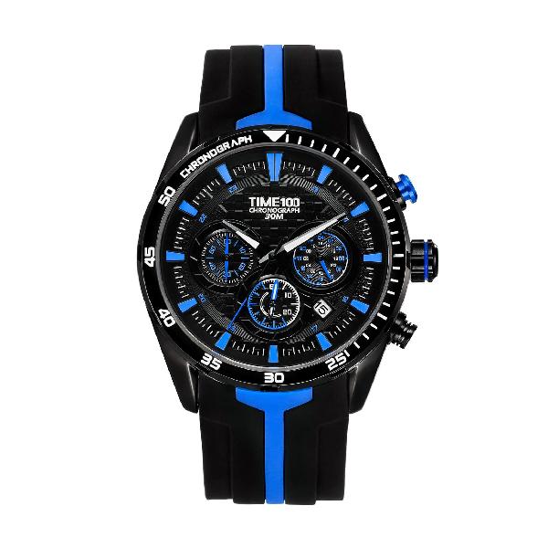 [TIME100] 腕時計 メンズ 腕時計 電池式 時計腕時計 防水 うで時計 お洒落 時計 見やすい 秒針付き アナログ 高級 スポーツ 男用 watch for men 青