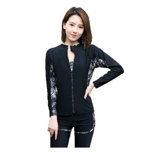 ZHPUAT レディース 水着 フィットネス ラッシュガード 体型カバー 5点セット タンクトップ 長袖 レギンス ショーツ UVカット UPF50+ 5点セット-4 L ZHPUAT レディース 水着 フィットネス ラッシュガード 体型カバー 5点セット タンクトップ 長袖 レギンス ショーツ UVカット UPF50+ 5点セット-4 L