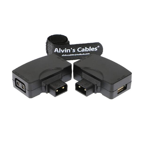 Alvin's Cables カメラ モニター 用の 2個 D tap P tap to USB メス 5V アダプタ 変換器 コネクタ D ta..