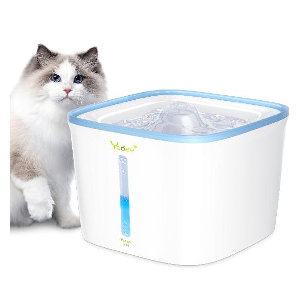 Ycozy ペット給水器 自動給水器 猫/犬用 3.5L 水飲み器 ウォーターボトル 猫水入れ 循環式給水器 活性炭フィルター付き 自動パワーオフ LED呼吸ライト | Navi-CVS