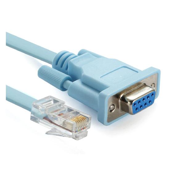 10Gtek コンソールケーブル RJ45オス to DB9 RS232メス シリアルケーブル ネットワーク アダプター コンバーター Ciscoスイッチルーター用 1.8m/5.94ft