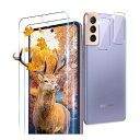 【2+2枚セット】 対応 Galaxy S21 5G SCG09 SC-51B ガラスフィルム 2枚 Galaxy S21 5G フィルム + 2枚 カメラ保護フィルムセット 対応 Galaxy S21 5G SCG09 強化ガラス 液晶 保護フィルム(2)