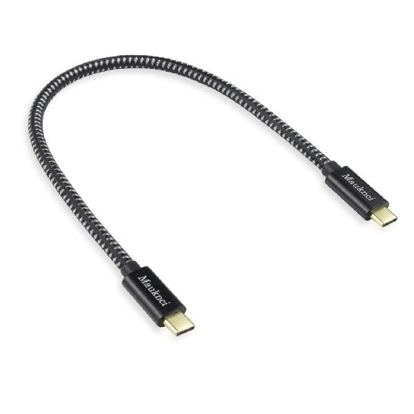 Mauknci iC҂ݔ핢 type-c to type-c P[u 30cm USB 3.1 Gen2 USB PDΉ ő3A/60W C to C P[u 0.3m Z