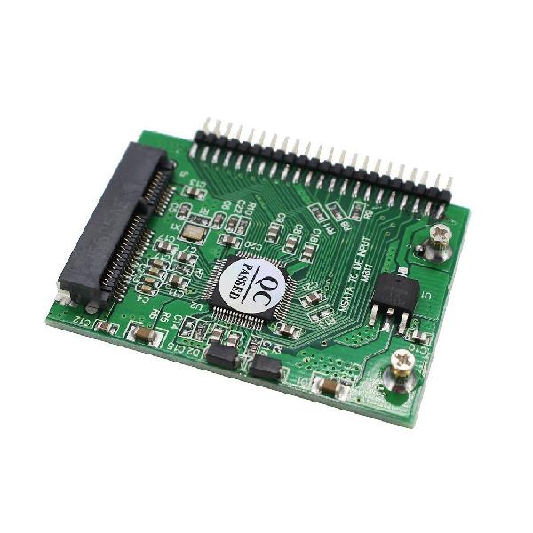 mSATA Mini PCI-E SSD → 2.5インチ IDE（5V） 44pin 変換 アダプター