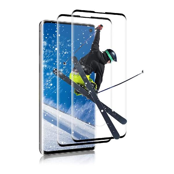 Galaxy S10 p KXtB wFؑΉ S10 KX یtBy2Zbgz3DȖ dx9H Sʕی ϏՌ ߗ Sʋz wh~ CA[  \tȒP Samsung Galaxy S10 p tB