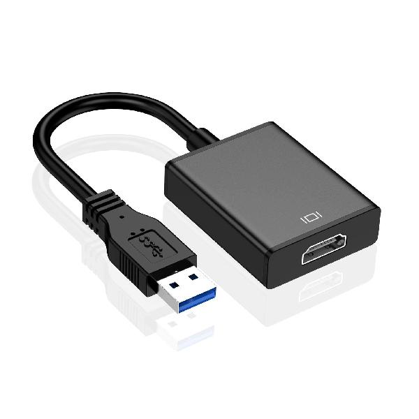 Koommon USB HDMI ϊA_v^ USB3.0 HDMI P[u 5Gbps` bLRlN^̗p ϗpǂ o }`fBXvC HDMI o 1080P gpȒP USB HDMI RlN^ windows7/