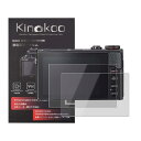 kinokoo 液晶保護フィルム デジタルカメラ G7X/G7X2/G5X/G5X2/G9X/G9X2専用 硬度9H 高透過率 耐指紋 気泡無し 強化ガラス 厚...