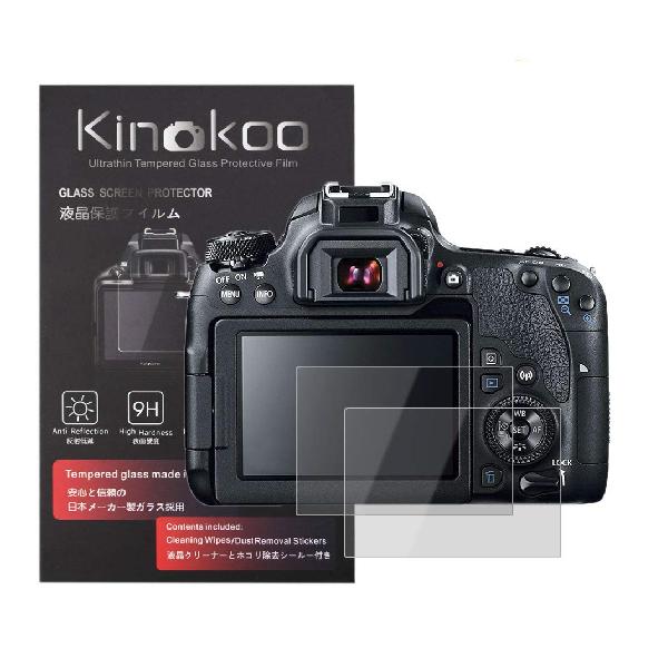 kinokoo 液晶保護フィルム CANONデジタルカメラ EOS 70D/EOS 9000D/EOS 80D/Kiss X7i/Kiss X8i/EOS 800..
