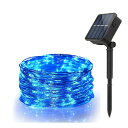 LEDイルミネーションライト ソーラー ストリングスライト 100電球 10m 電飾 8種光るパターン IP65防水 飾り クリスマスツリー パーティー フェアリーライト 装飾 結婚式 誕生日 室内 室外 ガーデン