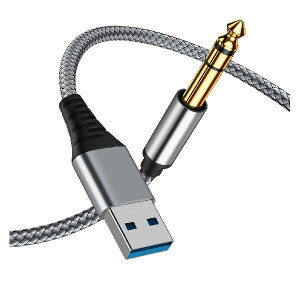 USB to 6.35mmǥ֥USB-6.35mmAUXƥ쥪ǥСUSB  to 6.35mm  ?AUXü ǥƥ쥪֥ߴإåɥۥ ԡ DVDץ졼䡼 ߥ 󥽡