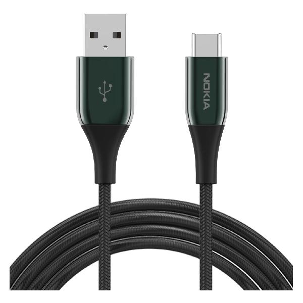 mLA(Nokia) USB-A&USB-CP[u 2A}[d f[^] Galaxy/Xperia/LG/AQUOS/ȂǂUSB-C[Ή 2m