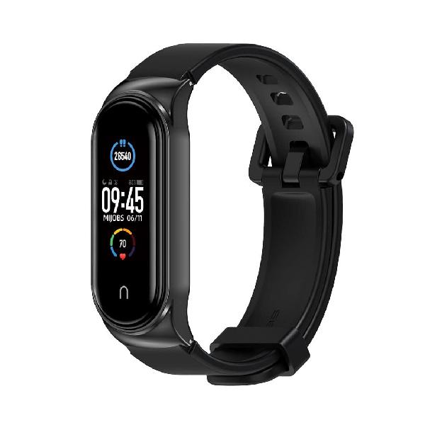 HZYP 腕時計ベルトコンパチブル Xiaomi Mi Band 6 交換バンド/Mi Band 5 交換バンド/Mi band 4 交換バンド/Mi Band 3 交換バンド，シリコンストラップ交換バンドコンパチブルMi Band 6 バンド/Mi B