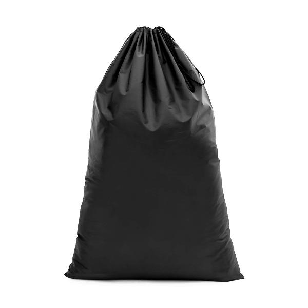 【Y.WINNER】特大サイズ 巾着袋 収納袋 (70*45CM) 強力撥水加工 アウトドア キャンプ 旅行 バッグ 万能巾着袋 大きいサイズの着替え袋にも使える YWN9976K ブラック (70*45)