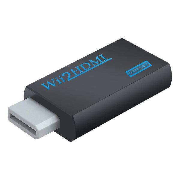 Wii hdmiϊA_v^[ Wii to HDMI Adapter Ro[^[ HDMIڑWii1080pɕϊo 3.5mmI[fBI (WIIHDMI{-ubN)