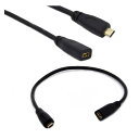 Rosebe Micro HDMIϊP[u 30cm Micro HDMI X Micro HDMI IX- Micro HDMI X - Micro HDMI IX P[u