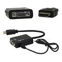 Rosebe HDMI VGA 変換 アダプタ HDMI VGA 変換 ケーブル D-SUB 15ピンHDMI オス to VGA メス 1080P プロジェクター PC HDTV 用 HDMI - VGA 変換 アダプター(2)