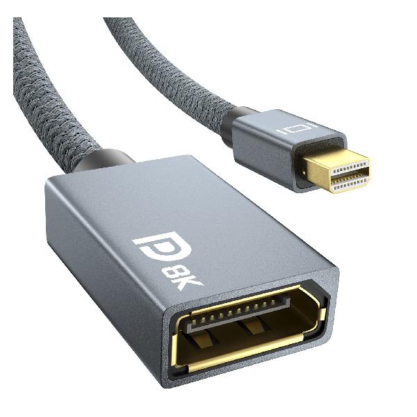 8K Mini DisplayPort - DisplayPort ϊP[u Mini DPIX- DPX 1.4 Ki 8K@60HZ/4K@144Hz/2K@240Hz 𑜓x/HDR/FreeSync/G-SYNC o` Ή PC/S