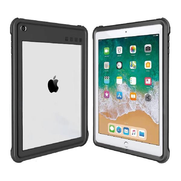 iPad 2017/2018 防水ケース 9.7インチ ipadカバー2018 ipad air2 防水ケース IP68 防水規格 軽量 薄型 耐衝撃 水場 全面保護 安心感 スタンド機能付き ストラップ付き スタンド機能 アウトドア お風呂 プール A