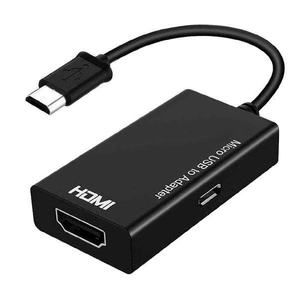Micro USB To HDMI 変換アダプタ テレビへ映像伝送 テレビ 出力 ユーチューブをテレビで見る アンドロイド スマホ 対応 Micro USB を HDMI 変換 ケーブル