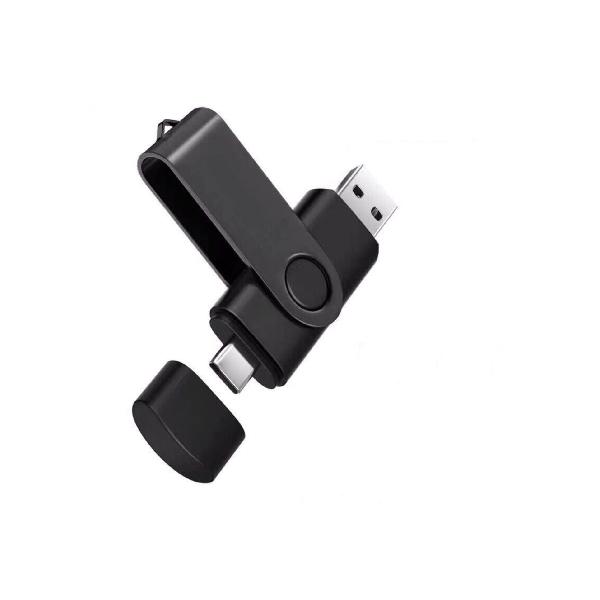 Yallaeen 多機能USBメモリ パソコンUSBメモリ スマホUSBメモリ TYPE-C/Micro/iPhone lightning/USBインターフェイス付き OTG変換コネクタ付き (64G)