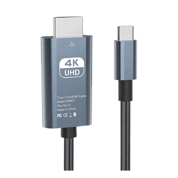 USB Type-C to HDMI ϊP[uy4Kfóz HDMIڑP[u Type C HDMI ϊA_v^[ Thunderbolt3 ^CvC to hdmi Ή] ݒsv MacBook Air 2020/2019/20