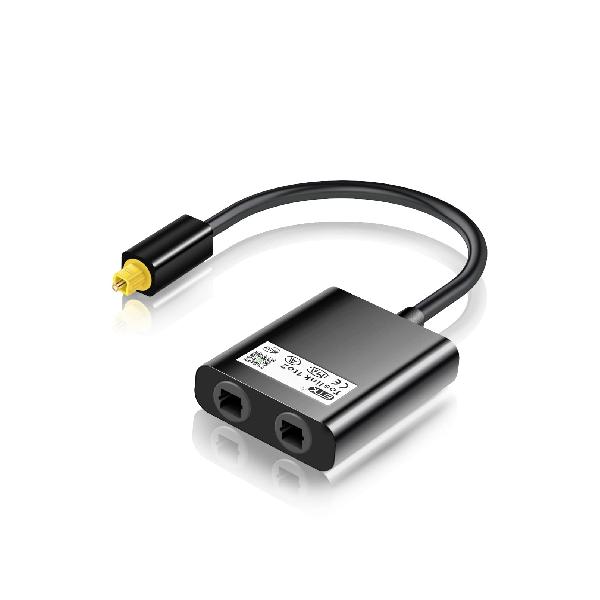 EMK 光デジタル 分配器 1入力 2出力 Toslink S/PDIF 光デジタルケーブル スプリッター 角型オス-角型メス×2 ホームシアター、スピーカー、ラウドスピーカー、プレイステーション、テレビ、DVDプレーヤー用 (20cm)【ブランド】EMK【number_of_items】1.0【compatible_devices】PlayStation【color】ブラック【size】20cm【connector_type】コネクター【part_number】EMK-102【number_of_ports】2.0【cable】[{language_tag:ja_JP、 value:コンポーネント}、 {language_tag:ja_JP、 value:【variation_theme】SIZE_NAME【manufacturer】EMK