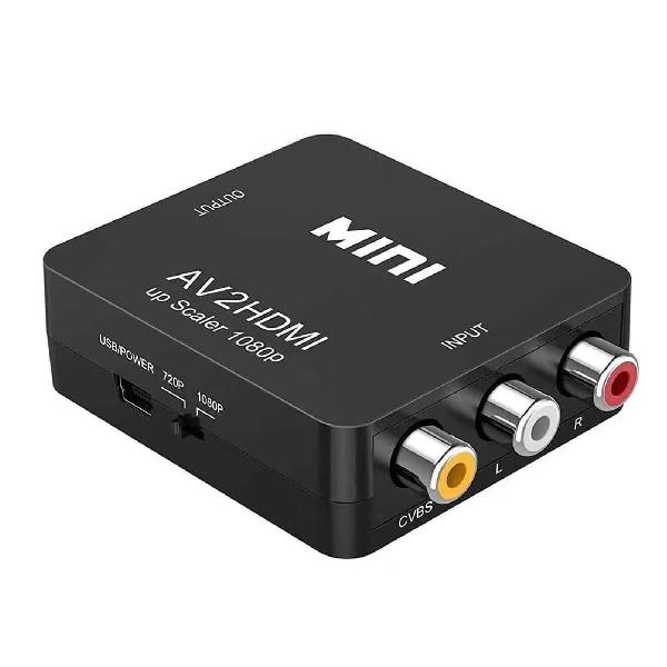 Meekwds rca hdmi ϊArca to hdmiϊRo[^[A1080P Mini RCA R|Wbg CVBSAAV HDMI ϊArfII[fBIRo[^[ PAL/NTSCΉ USB[dP[ut PC m[gp\R