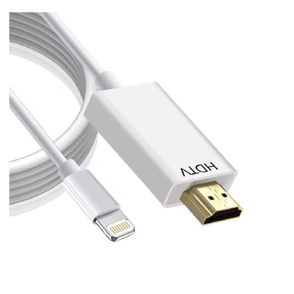 【MFi認証品】iPhone HDMI 変換ケーブル 1.5M ライトニング hdmi TV大画面 プラグアンドプレイ 1080P&60HZ 遅延なし iphone tv 変換ケーブル iphone avアダプタ iPhone/iPad/iPodに対応