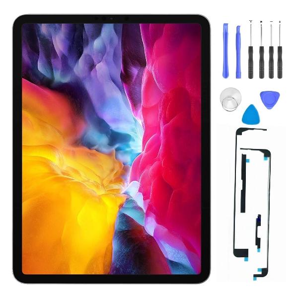 Kayyoo Apple iPad Air (第4世代) 適用 フロントパネル 液晶パネル 10.9 インチ A2324 A2325 A2316 A2072 ディスプレイスクリーン タッチパネル 修理パーツ 修理工具付き