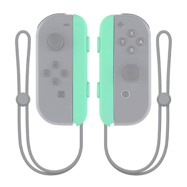 eXtremeRate Nintendo Switchジョイコンストラップに対応用ソフトタッチ交換ケース 金具のレールは含まれていません。 Nintendo Switchに対応用カスタムジョイコンストラップハウジングボタン 2パック【ミントグリーン】