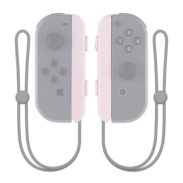 eXtremeRate Nintendo Switchジョイコンストラップに対応用ソフトタッチ交換ケース 金具のレールは含まれていません。 Nintendo Switchに対応用カスタムジョイコンストラップハウジングボタン 2パック【チェリーブロッサムピ