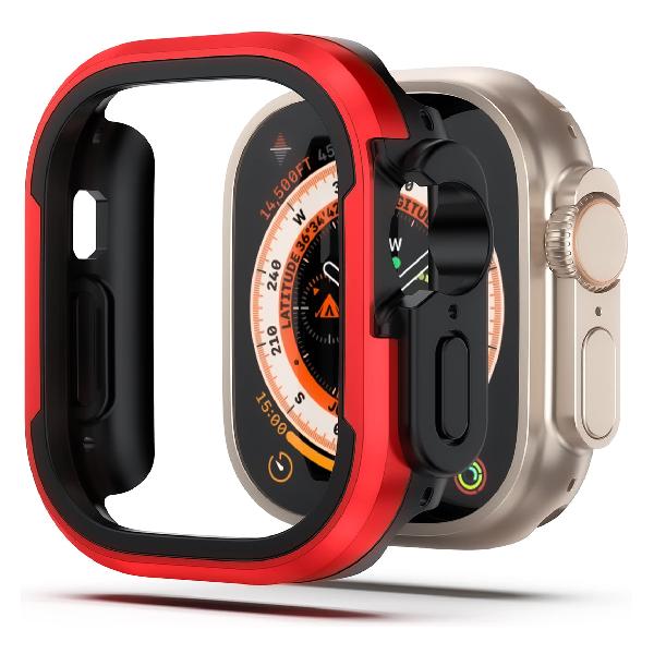 NINKIRp`u Apple Watch Ultra 49mm op[P[X ϏՌ A~~TPU 2d\ lpی ȒP Vv  AbvEHb` ultra Jo[(bh)